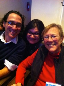 With Jean and Tarso Ramos, current Executive Director of Political Research Associates at the Ford Foundation launch of the LGBT Rights Initiative in November of 2012.